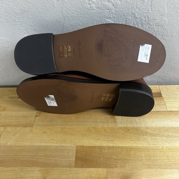 MADEWELL The Vernon Loafer Dried Maple Brown Leather $158 NL839 Size 7.5 - Picture 8 of 10